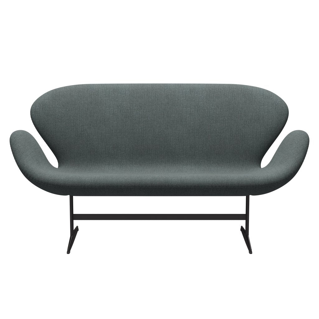 [product_category]-Fritz Hansen Swan Sofa 2 Seater, Warm Graphite/Sunniva Steel Grey-Fritz Hansen-3321-SV1079-WGBASE-FRI-1