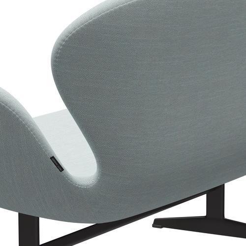 [product_category]-Fritz Hansen Swan Sofa 2 Seater, Warm Graphite/Sunniva White/Light Blue-Fritz Hansen-3321-SV723-WGBASE-FRI-5