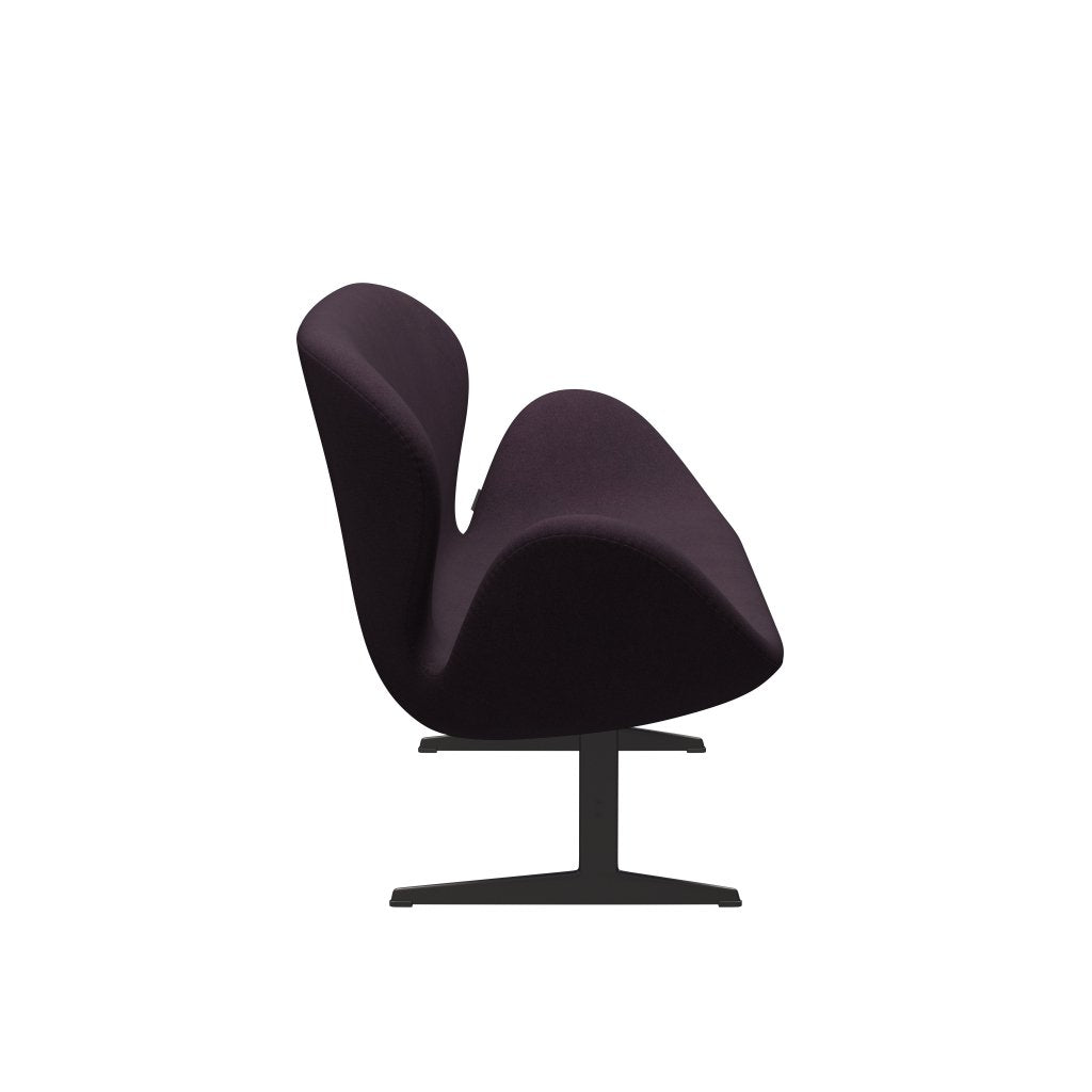 [product_category]-Fritz Hansen Swan Sofa 2 Seater, Warm Graphite/Tonus Aubergine-Fritz Hansen-3321-TON684-WGBASE-FRI-3