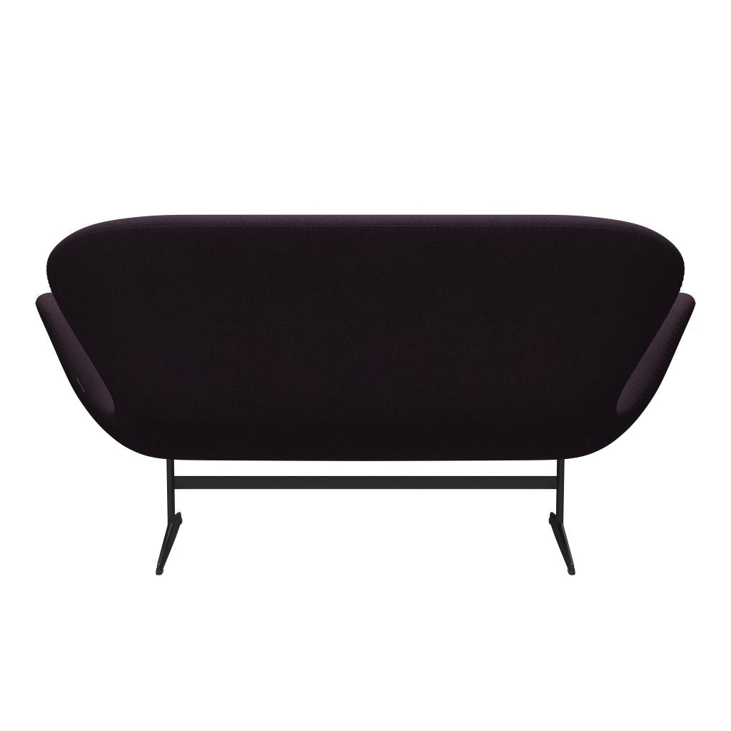[product_category]-Fritz Hansen Swan Sofa 2 Seater, Warm Graphite/Tonus Aubergine-Fritz Hansen-3321-TON684-WGBASE-FRI-4