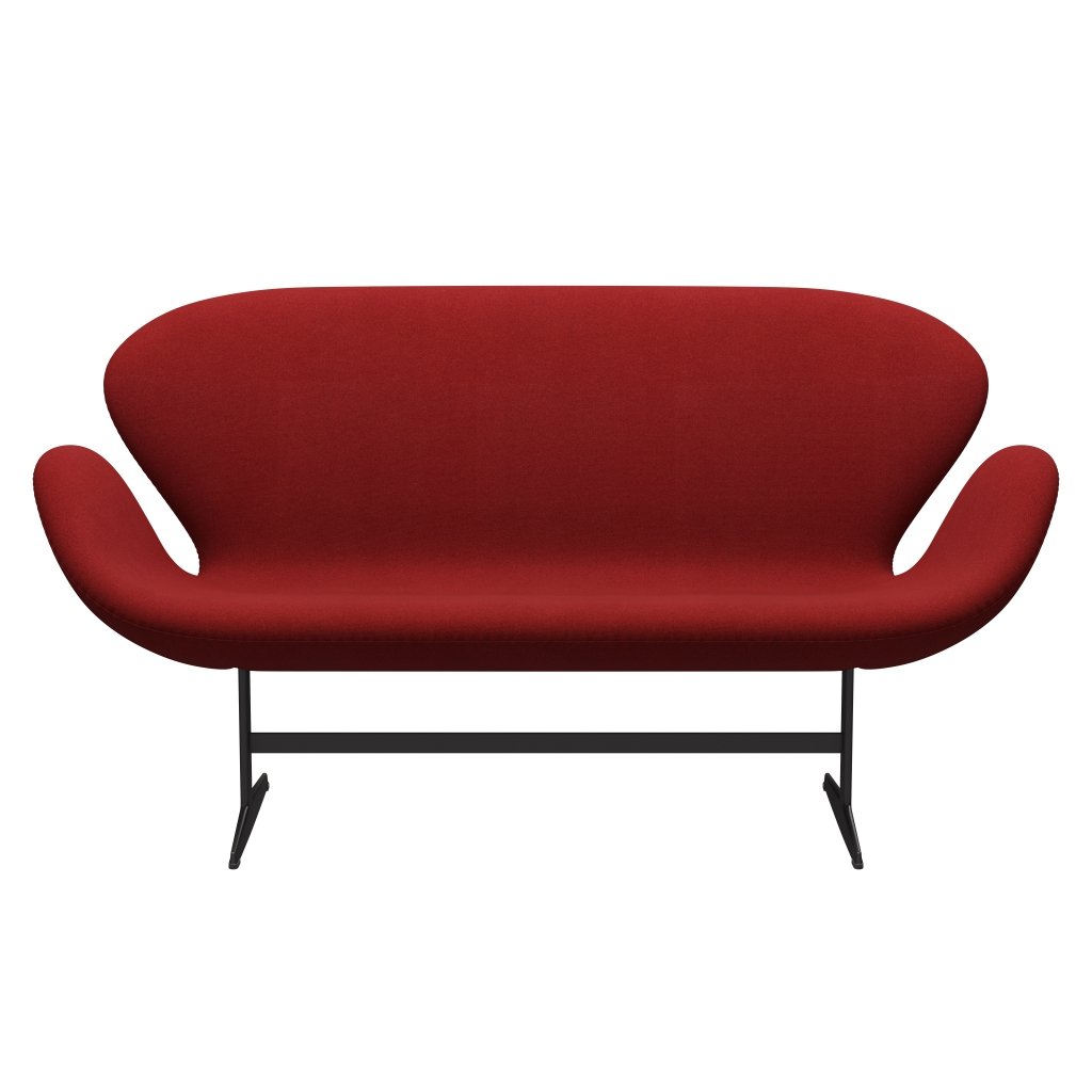[product_category]-Fritz Hansen Swan Sofa 2 Seater, Warm Graphite/Tonus Burnt Red-Fritz Hansen-3321-TON207-WGBASE-FRI-1