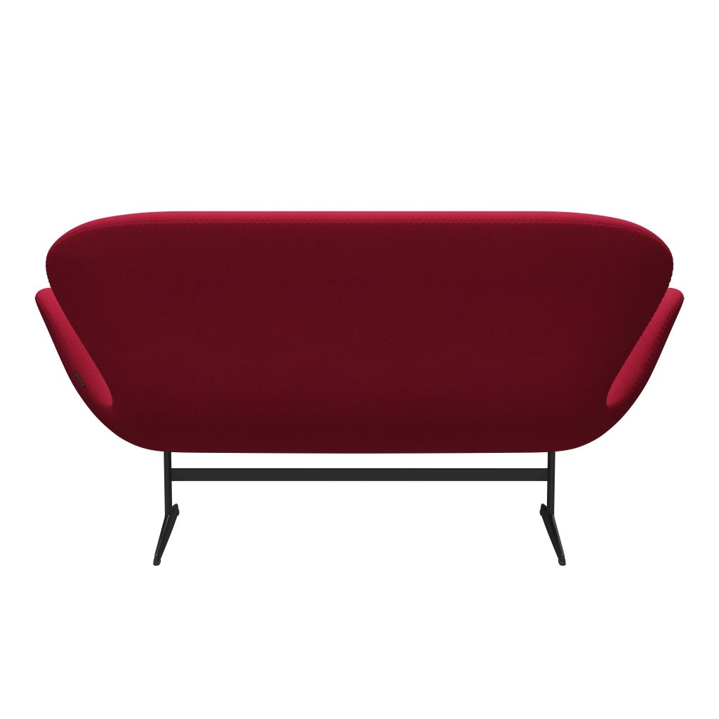 [product_category]-Fritz Hansen Swan Sofa 2 Seater, Warm Graphite/Tonus Cherry-Fritz Hansen-3321-TON654-WGBASE-FRI-4