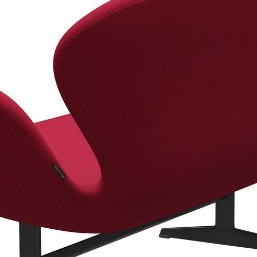 [product_category]-Fritz Hansen Swan Sofa 2 Seater, Warm Graphite/Tonus Cherry-Fritz Hansen-3321-TON654-WGBASE-FRI-5