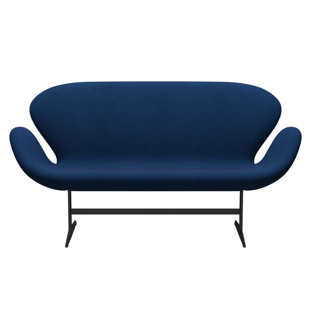 [product_category]-Fritz Hansen Swan Sofa 2 Seater, Warm Graphite/Tonus Dark Coral Blue-Fritz Hansen-3321-TON132-WGBASE-FRI-1