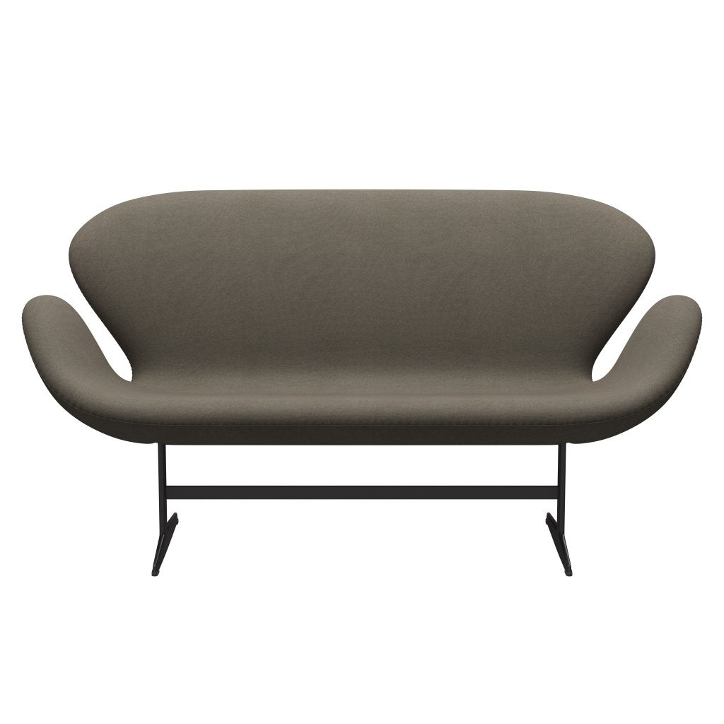 [product_category]-Fritz Hansen Swan Sofa 2 Seater, Warm Graphite/Tonus Dusty Brown-Fritz Hansen-3321-TON613-WGBASE-FRI-1