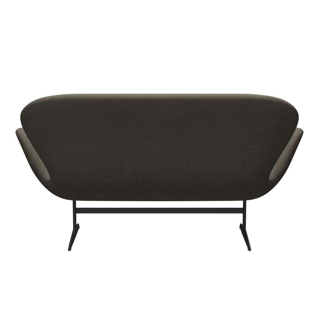 [product_category]-Fritz Hansen Swan Sofa 2 Seater, Warm Graphite/Tonus Dusty Brown-Fritz Hansen-3321-TON613-WGBASE-FRI-4