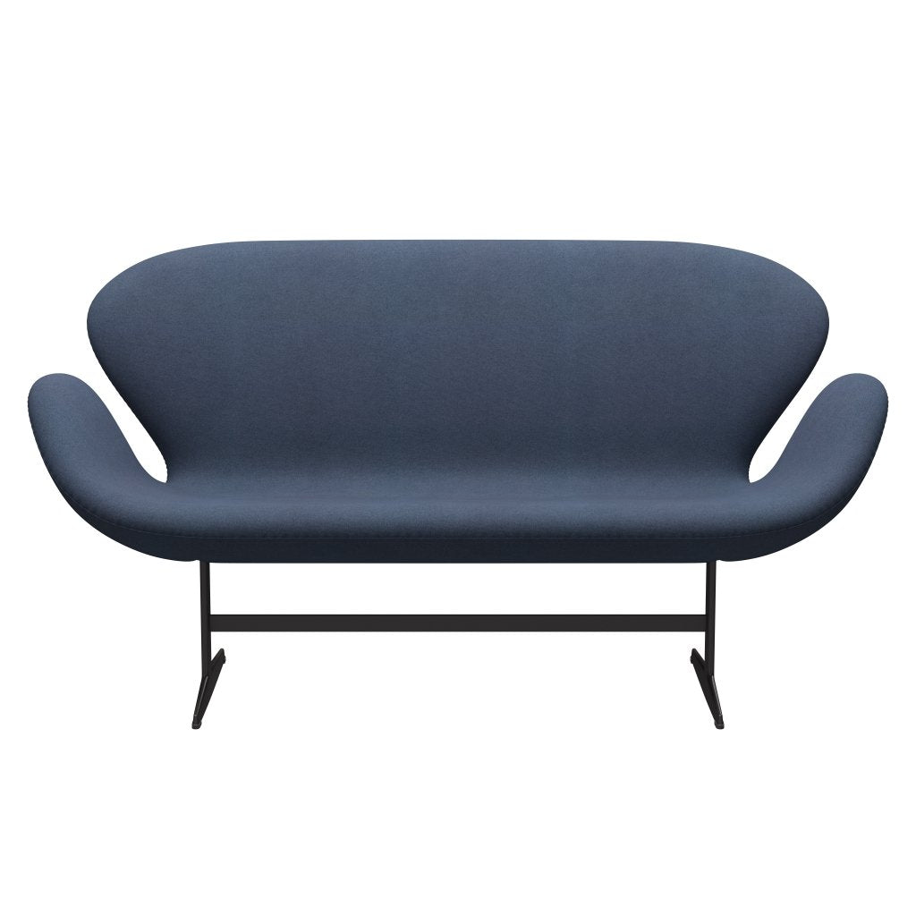 [product_category]-Fritz Hansen Swan Sofa 2 Seater, Warm Graphite/Tonus Grey Blue-Fritz Hansen-3321-TON764-WGBASE-FRI-1