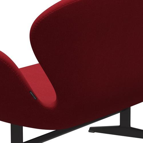 [product_category]-Fritz Hansen Swan Sofa 2 Seater, Warm Graphite/Tonus Light Bordeaux-Fritz Hansen-3321-TON609-WGBASE-FRI-5
