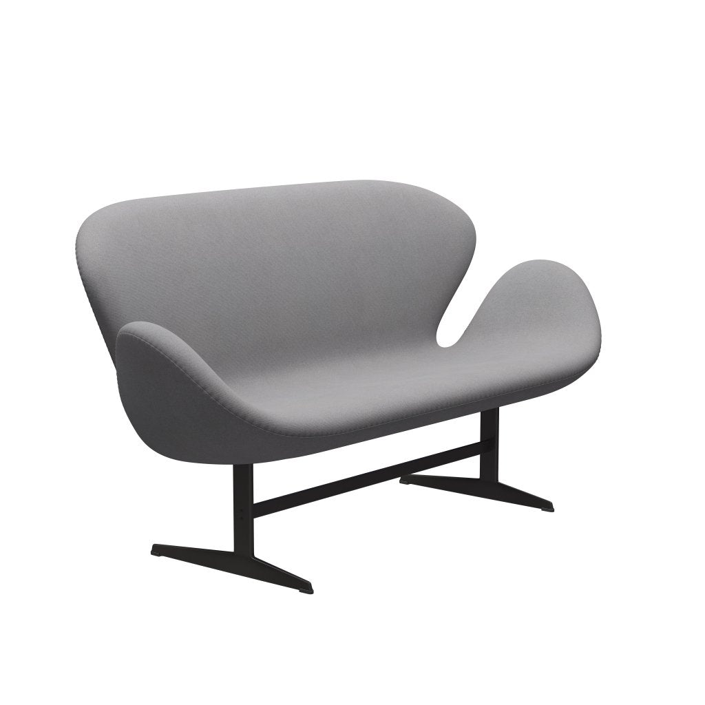 [product_category]-Fritz Hansen Swan Sofa 2 Seater, Warm Graphite/Tonus Light Grey-Fritz Hansen-3321-TON216-WGBASE-FRI-2