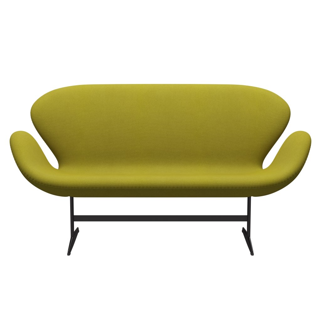[product_category]-Fritz Hansen Swan Sofa 2 Seater, Warm Graphite/Tonus Lime Green-Fritz Hansen-3321-TON934-WGBASE-FRI-1