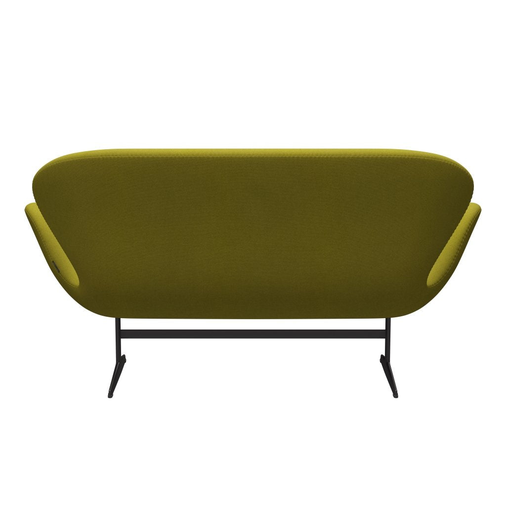 [product_category]-Fritz Hansen Swan Sofa 2 Seater, Warm Graphite/Tonus Lime Green-Fritz Hansen-3321-TON934-WGBASE-FRI-4