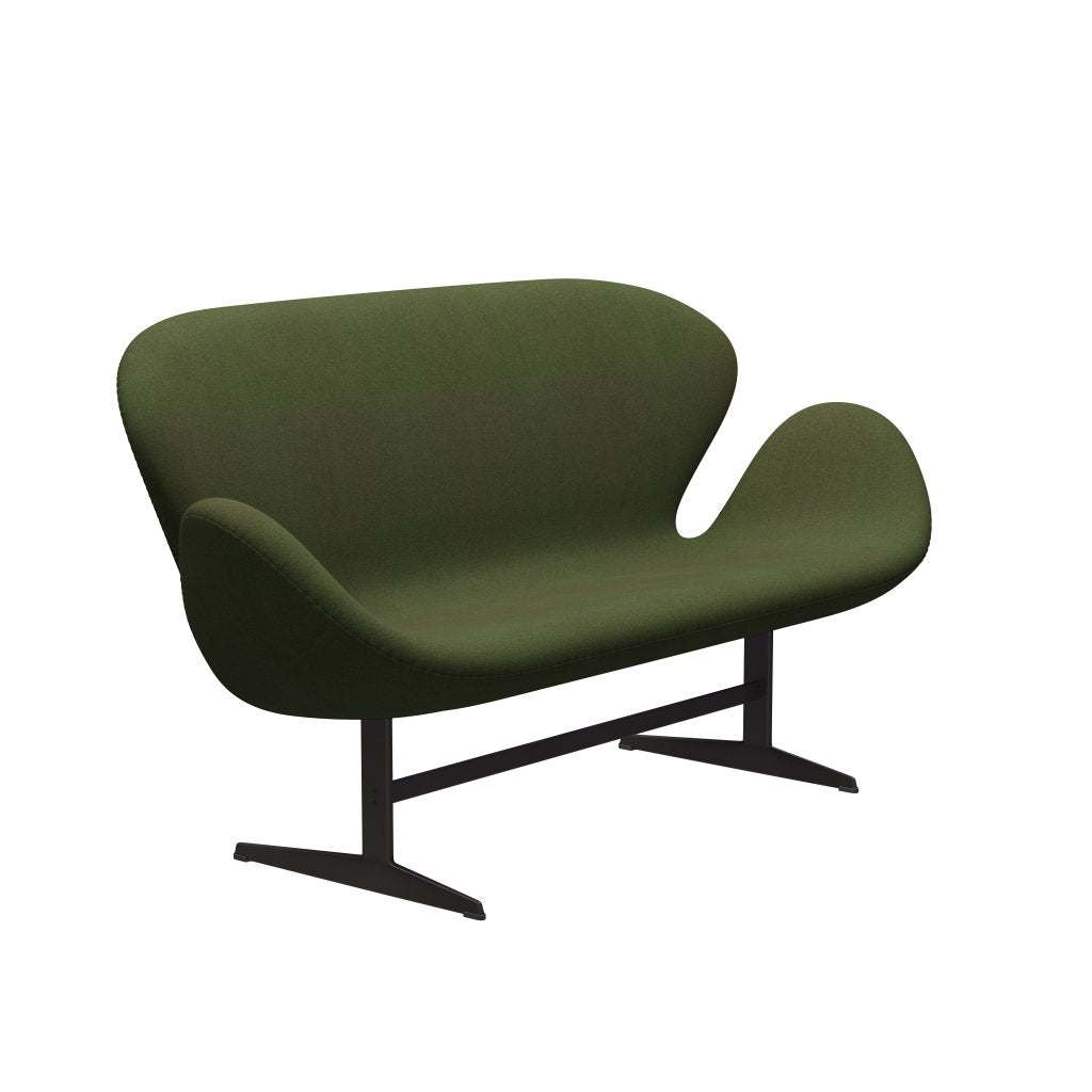 [product_category]-Fritz Hansen Swan Sofa 2 Seater, Warm Graphite/Tonus Military Green-Fritz Hansen-3321-TON131-WGBASE-FRI-2