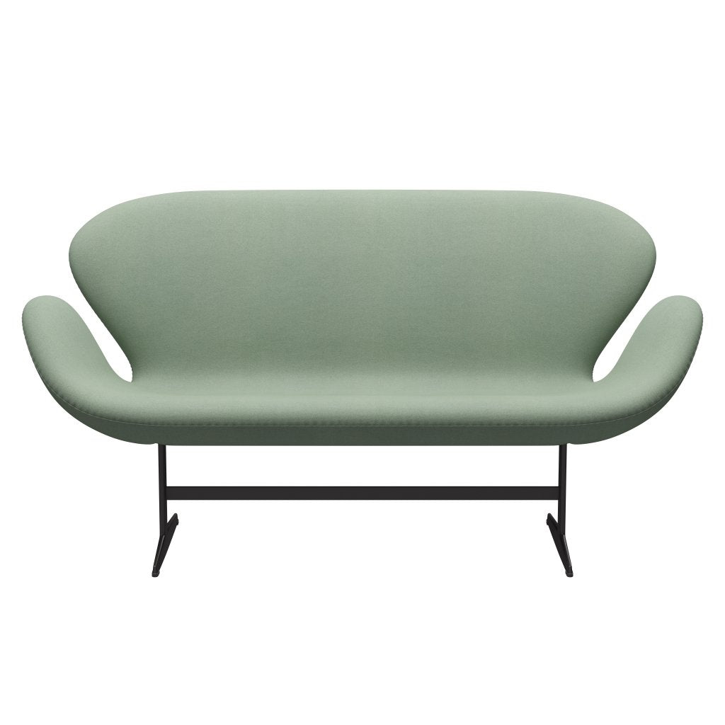 [product_category]-Fritz Hansen Swan Sofa 2 Seater, Warm Graphite/Tonus Mint Green-Fritz Hansen-3321-TON914-WGBASE-FRI-1