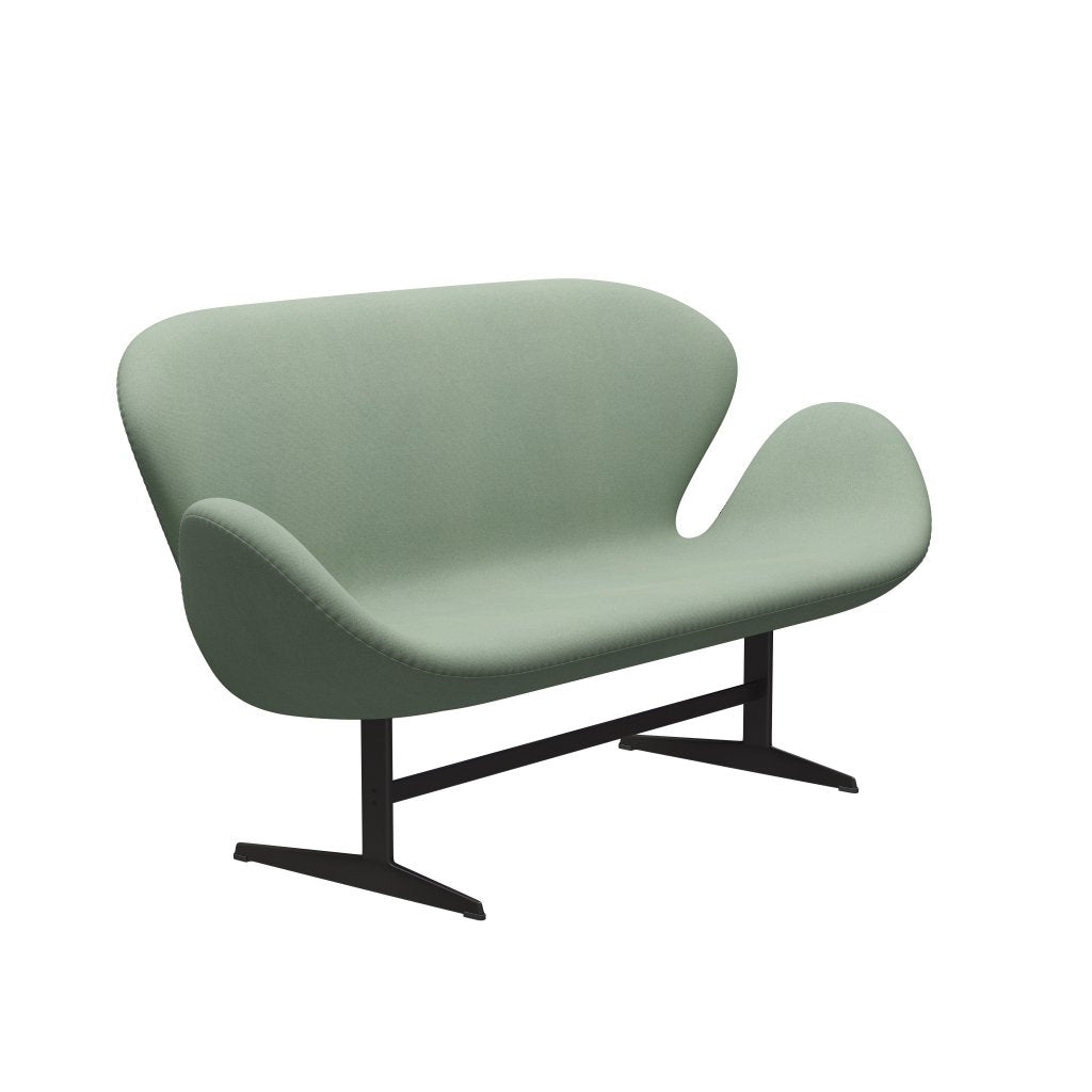 [product_category]-Fritz Hansen Swan Sofa 2 Seater, Warm Graphite/Tonus Mint Green-Fritz Hansen-3321-TON914-WGBASE-FRI-2