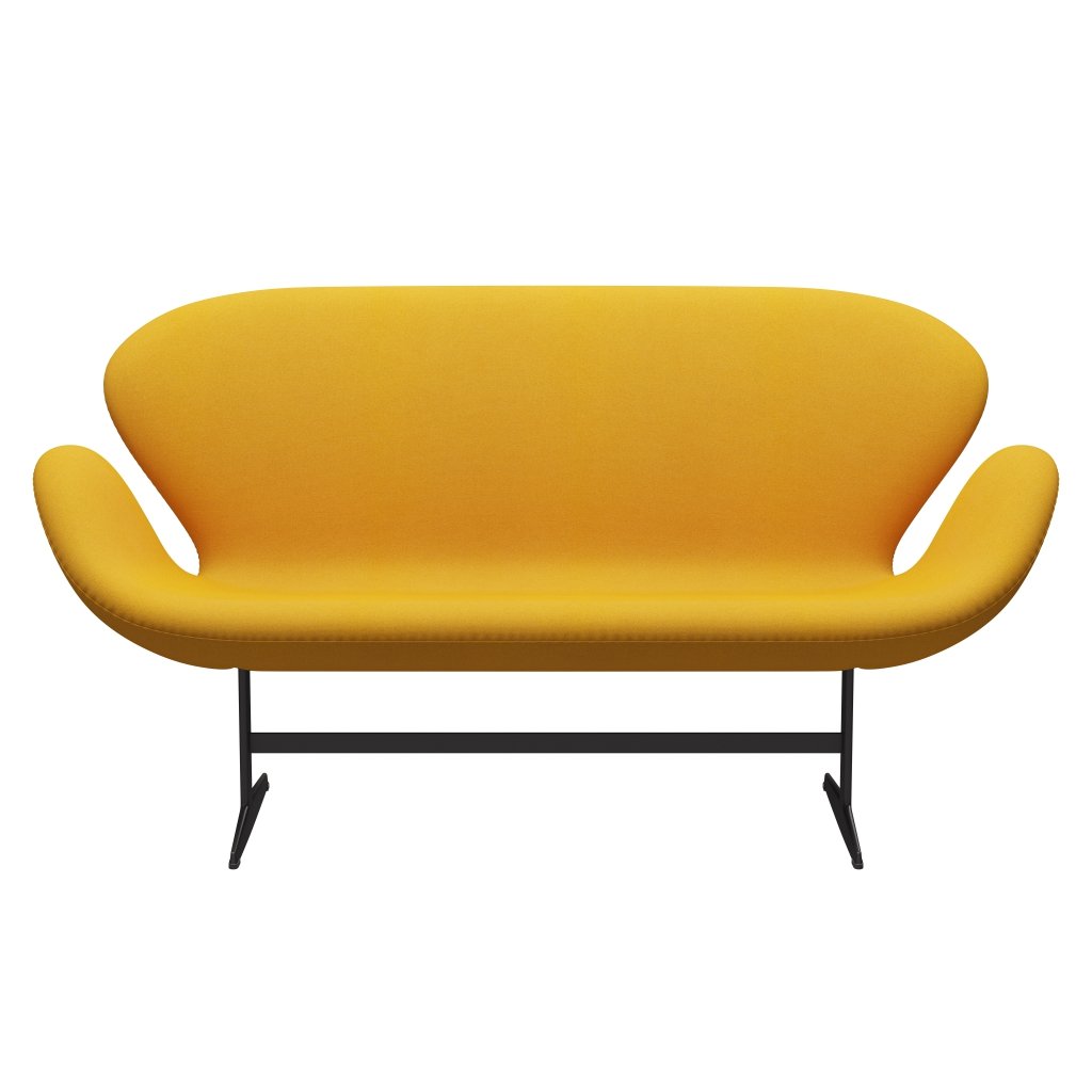 [product_category]-Fritz Hansen Swan Sofa 2 Seater, Warm Graphite/Tonus Mustard-Fritz Hansen-3321-TON440-WGBASE-FRI-1
