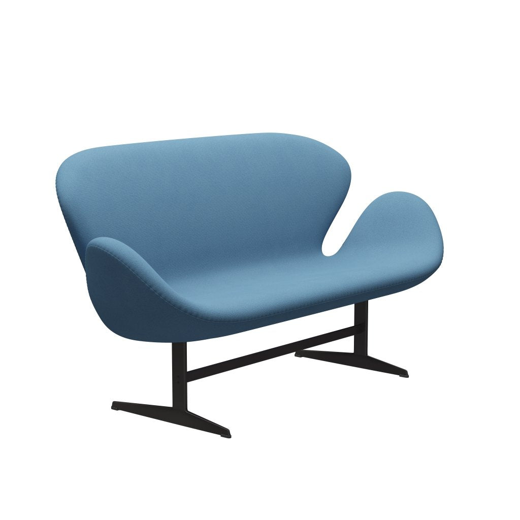 [product_category]-Fritz Hansen Swan Sofa 2 Seater, Warm Graphite/Tonus Pastel Blue-Fritz Hansen-3321-TON508-WGBASE-FRI-2