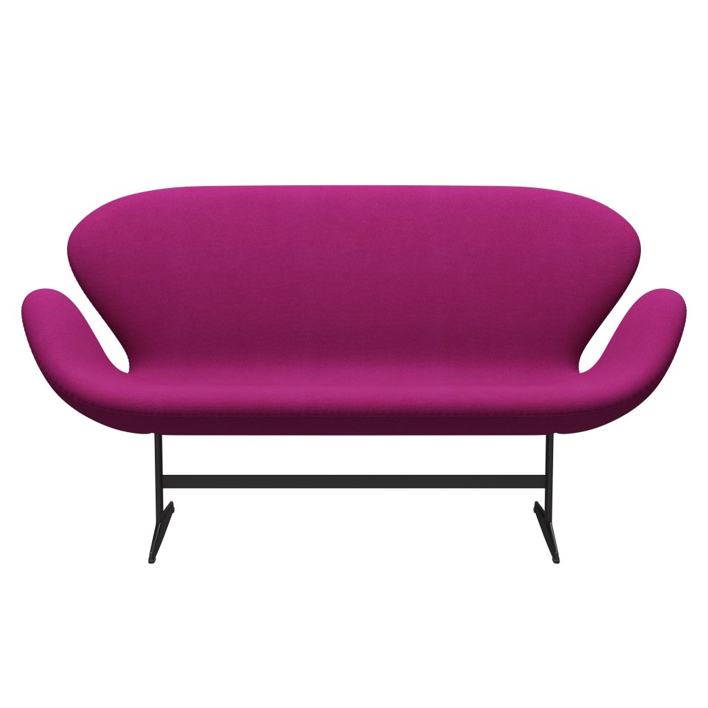[product_category]-Fritz Hansen Swan Sofa 2 Seater, Warm Graphite/Tonus Pink-Fritz Hansen-3321-TON636-WGBASE-FRI-1