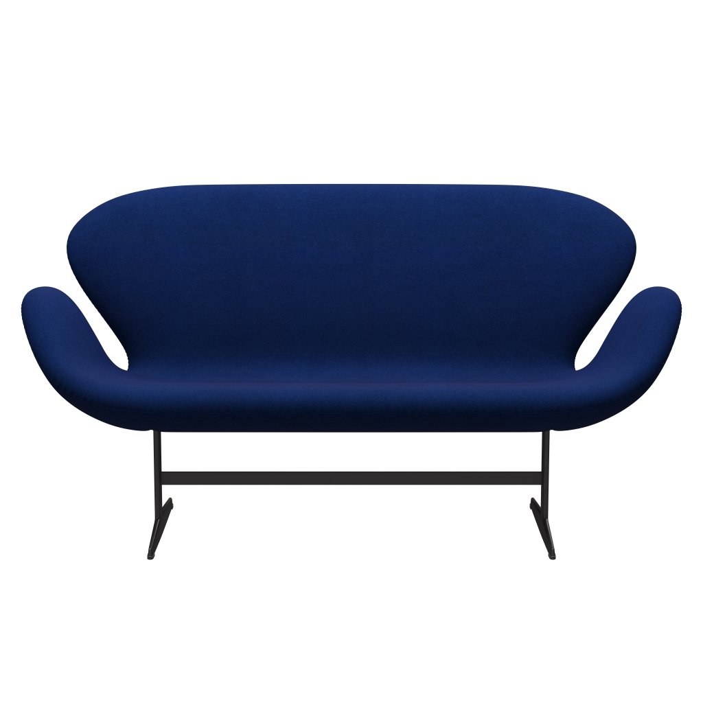 [product_category]-Fritz Hansen Swan Sofa 2 Seater, Warm Graphite/Tonus Royal Blue-Fritz Hansen-3321-TON210-WGBASE-FRI-1
