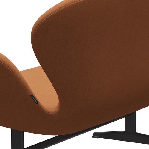 [product_category]-Fritz Hansen Swan Sofa 2 Seater, Warm Graphite/Tonus Soft Orange-Fritz Hansen-3321-TON464-WGBASE-FRI-5