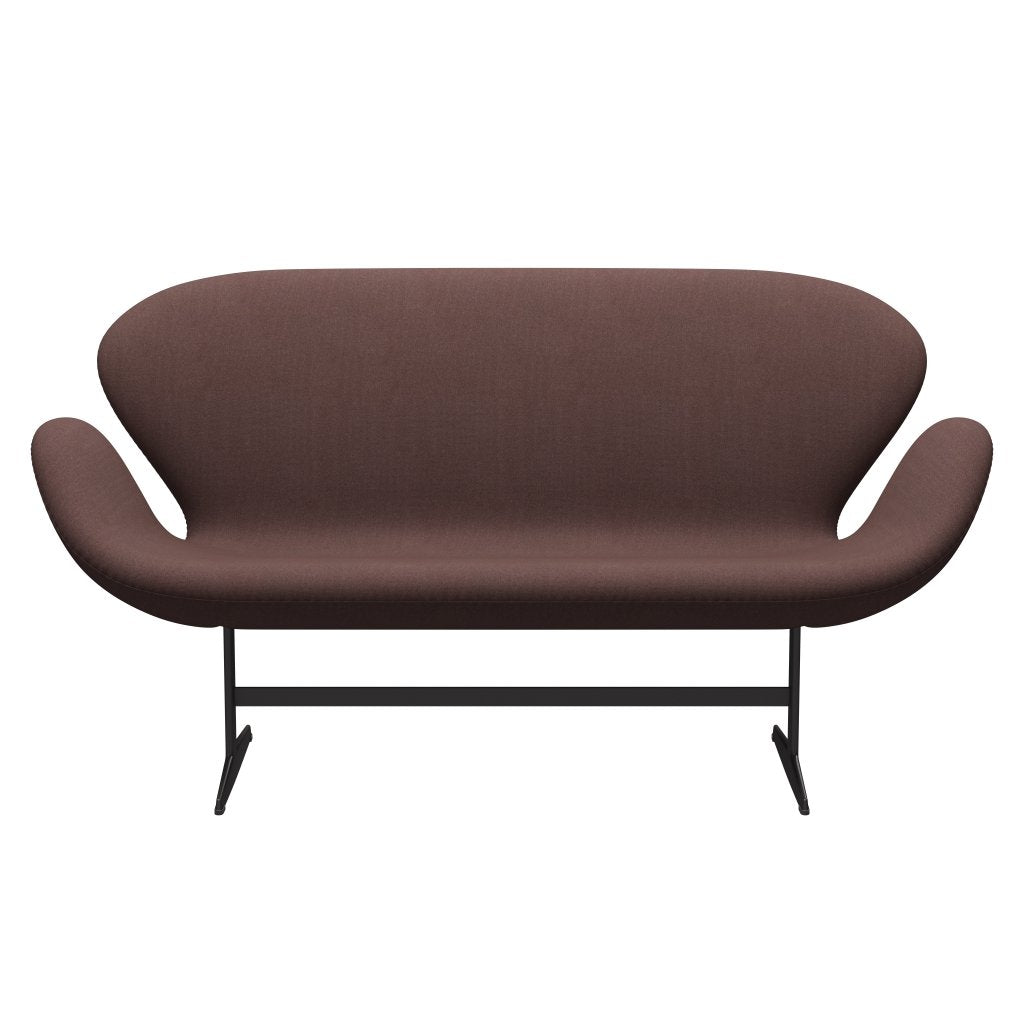 [product_category]-Fritz Hansen Swan Sofa 2 Seater, Warm Graphite/Tonus Violet Grey-Fritz Hansen-3321-TON664-WGBASE-FRI-1