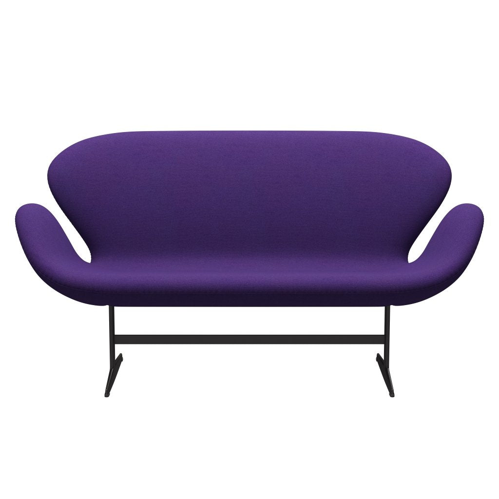 [product_category]-Fritz Hansen Swan Sofa 2 Seater, Warm Graphite/Tonus Violet-Fritz Hansen-3321-TON634-WGBASE-FRI-1