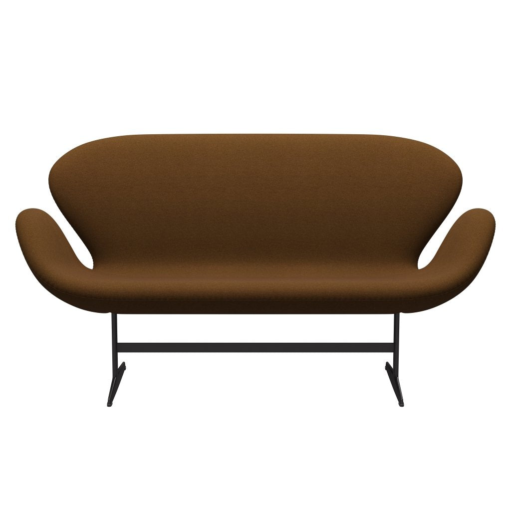 [product_category]-Fritz Hansen Swan Sofa 2 Seater, Warm Graphite/Tonus Warm Brown (364)-Fritz Hansen-3321-TON364-WGBASE-FRI-1