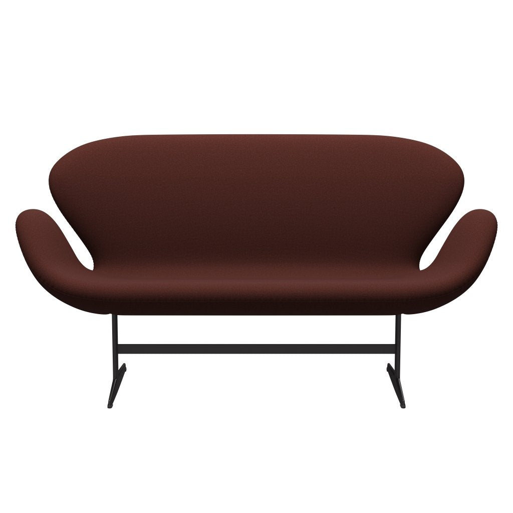 [product_category]-Fritz Hansen Swan Sofa 2 Seater, Warm Graphite/Tonus Warm Brown (374)-Fritz Hansen-3321-TON374-WGBASE-FRI-1