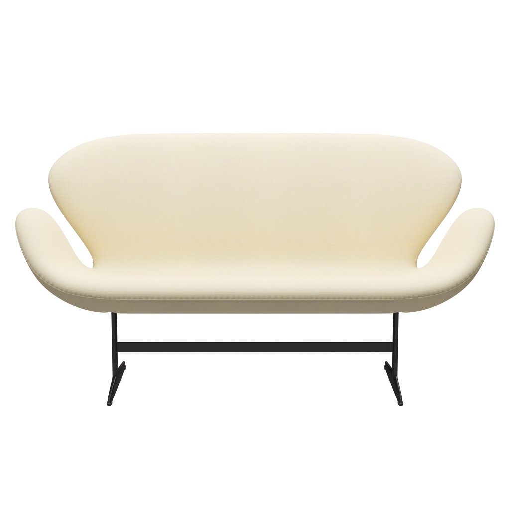 [product_category]-Fritz Hansen Swan Sofa 2 Seater, Warm Graphite/Tonus Wool White-Fritz Hansen-3321-TON100-WGBASE-FRI-1