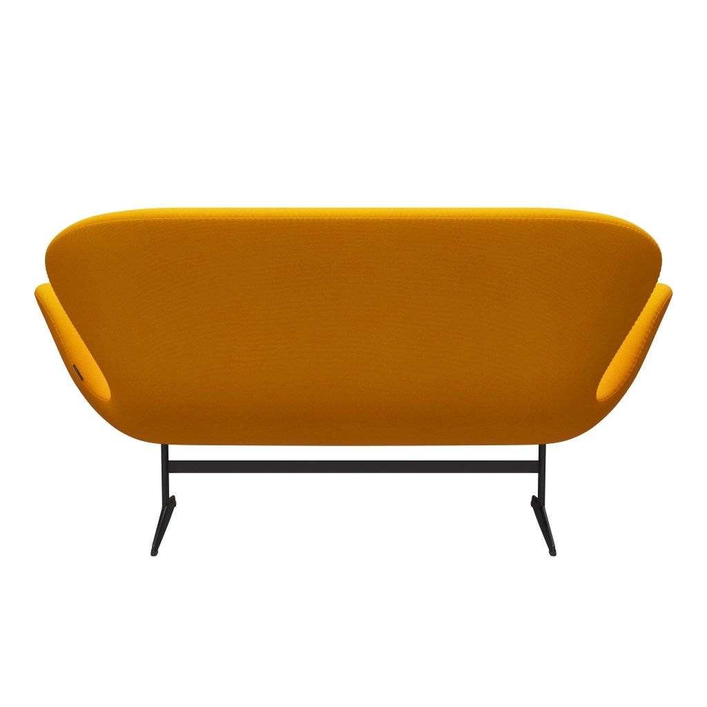 [product_category]-Fritz Hansen Swan Sofa 2 Seater, Warm Graphite/Tonus Yellow Orange-Fritz Hansen-3321-TON424-WGBASE-FRI-4