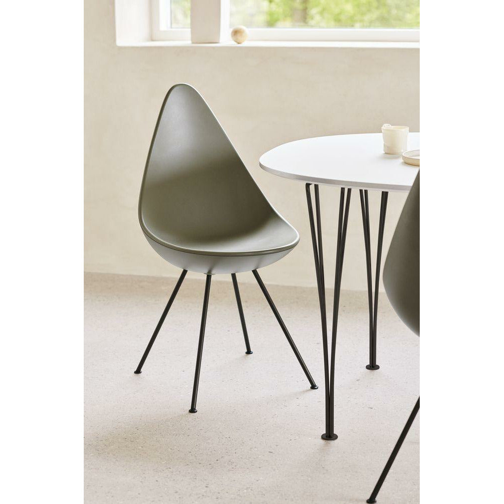 [product_category]-Fritz Hansen The Drop Chair, Brown Bronze/Deep Clay-Fritz Hansen-3110-LA140-BBBASE-FRI-4
