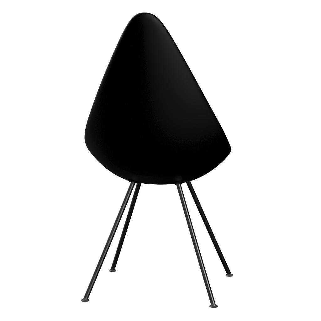 [product_category]-Fritz Hansen The Drop Chair Plastic Monochrome, Black-Fritz Hansen-3110MC-black-FRI-3