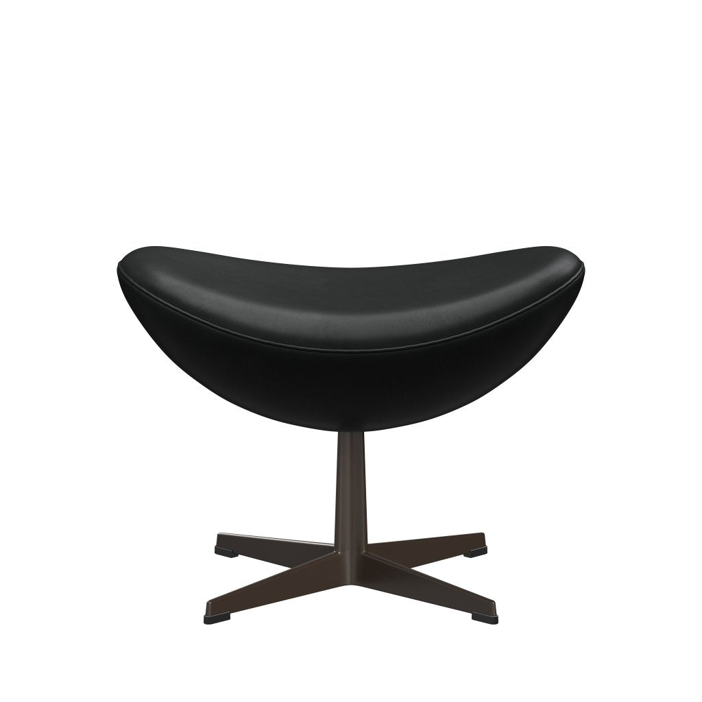 [product_category]-Fritz Hansen The Egg Foot Stool, Brown Bronze/Grace Black-Fritz Hansen-3127-ELBLA-BBBASE-FRI-1