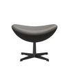 Fritz Hansen The Egg Foolool Leather, černá/Esencial Lava