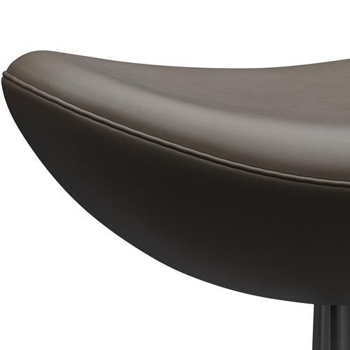 [product_category]-Fritz Hansen The Egg Footstool Leather, Black/Essential Stone-Fritz Hansen-3127-STSTON-BLLA-FRI-4