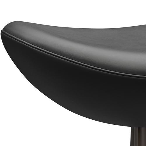 [product_category]-Fritz Hansen The Egg Footstool Leather, Brown Bronze/Essential Black-Fritz Hansen-3127-STBLA-BBBASE-FRI-4