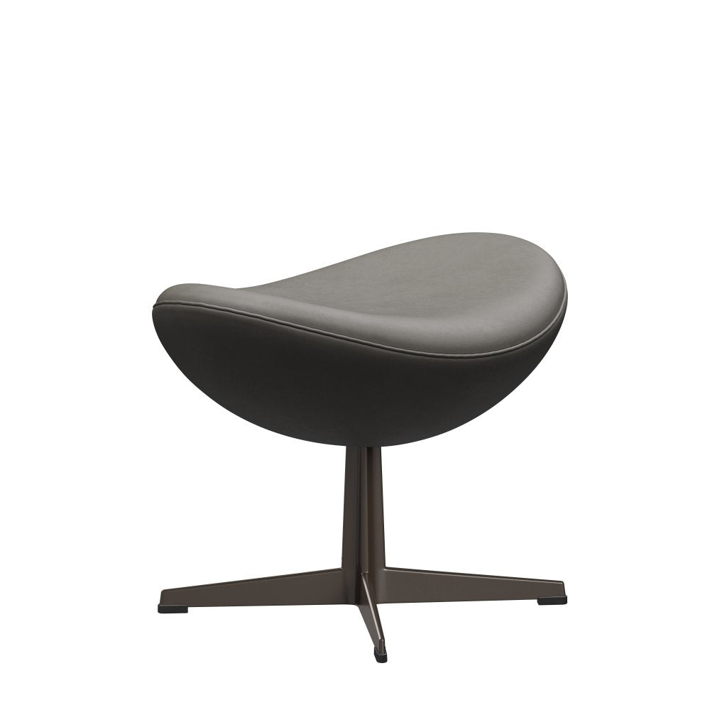 [product_category]-Fritz Hansen The Egg Footstool Leather, Brown Bronze/Essential Lava-Fritz Hansen-3127-STLAVA-BBBASE-FRI-2
