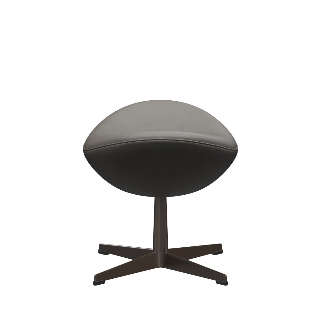 [product_category]-Fritz Hansen The Egg Footstool Leather, Brown Bronze/Essential Lava-Fritz Hansen-3127-STLAVA-BBBASE-FRI-3