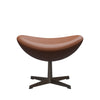 Fritz Hansen The Egg Foolool Leather, Brown Bronz/Essential Walnut