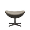 Fritz Hansen The Egg Foolool Leather, Warm Graphite/Essential Light Grey