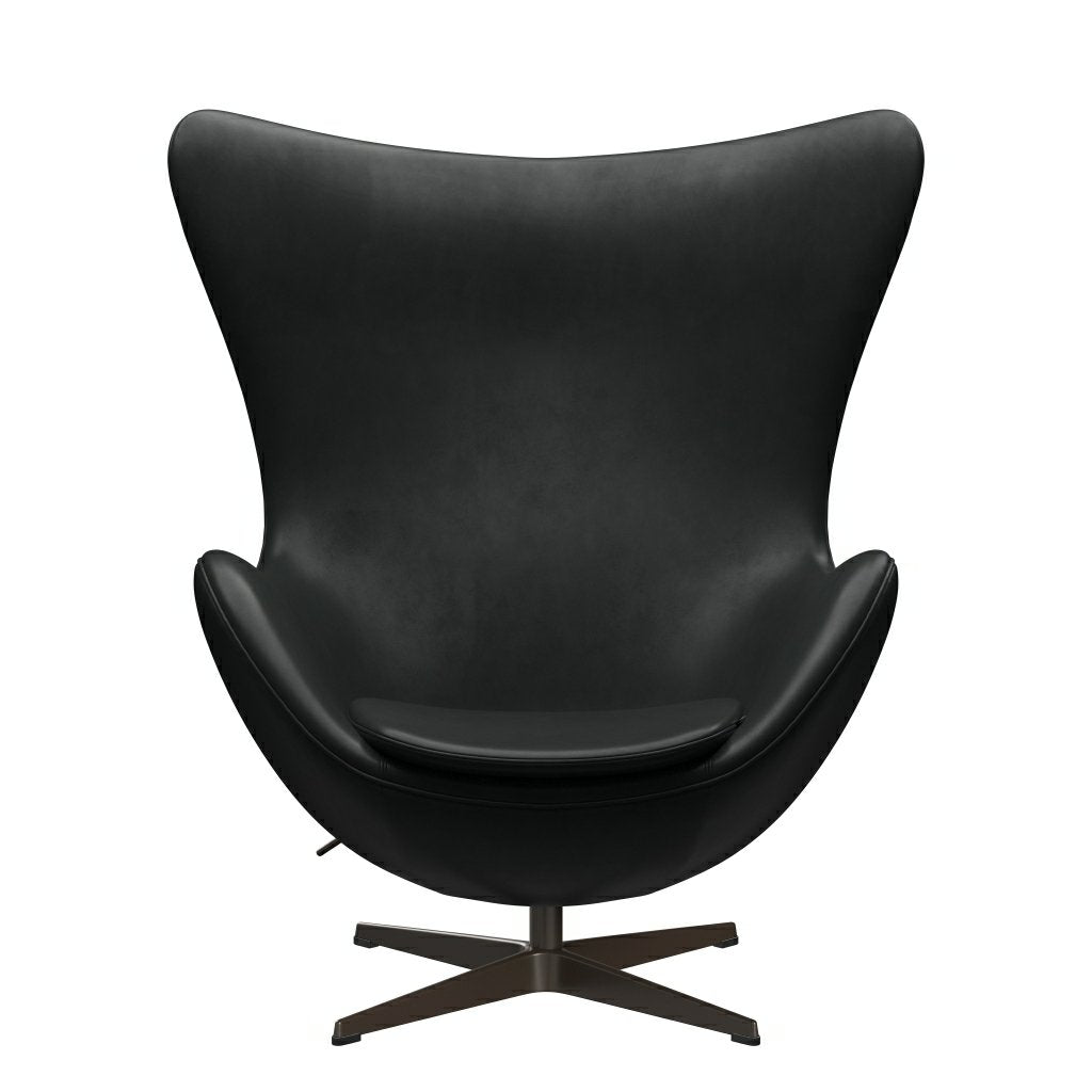 [product_category]-Fritz Hansen The Egg Lounge Chair, Brown Bronze/Grace Black-Fritz Hansen-3316-ELBLA-BBBASE-FRI-1