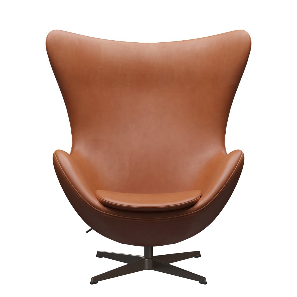 [product_category]-Fritz Hansen The Egg Lounge Chair, Brown Bronze/Grace Walnut-Fritz Hansen-3316-ELWAL-BBBASE-FRI-1