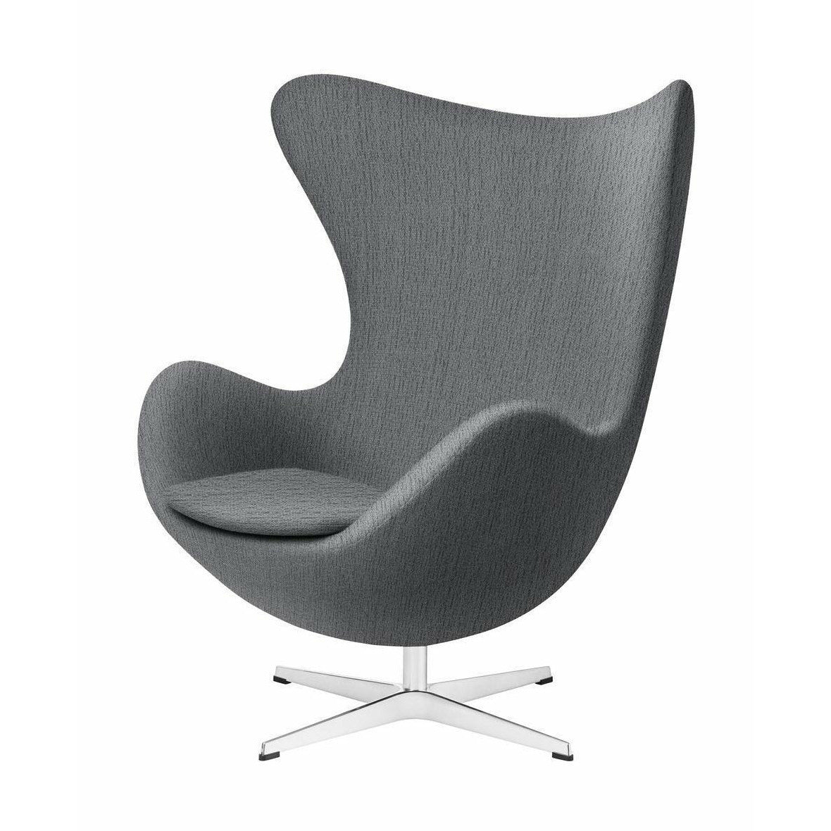 [product_category]-Fritz Hansen The Egg Lounge Chair Fabric, Christianshavn Light Grey-Fritz Hansen-3316-Alu-Christianshavn-1171-FRI-1