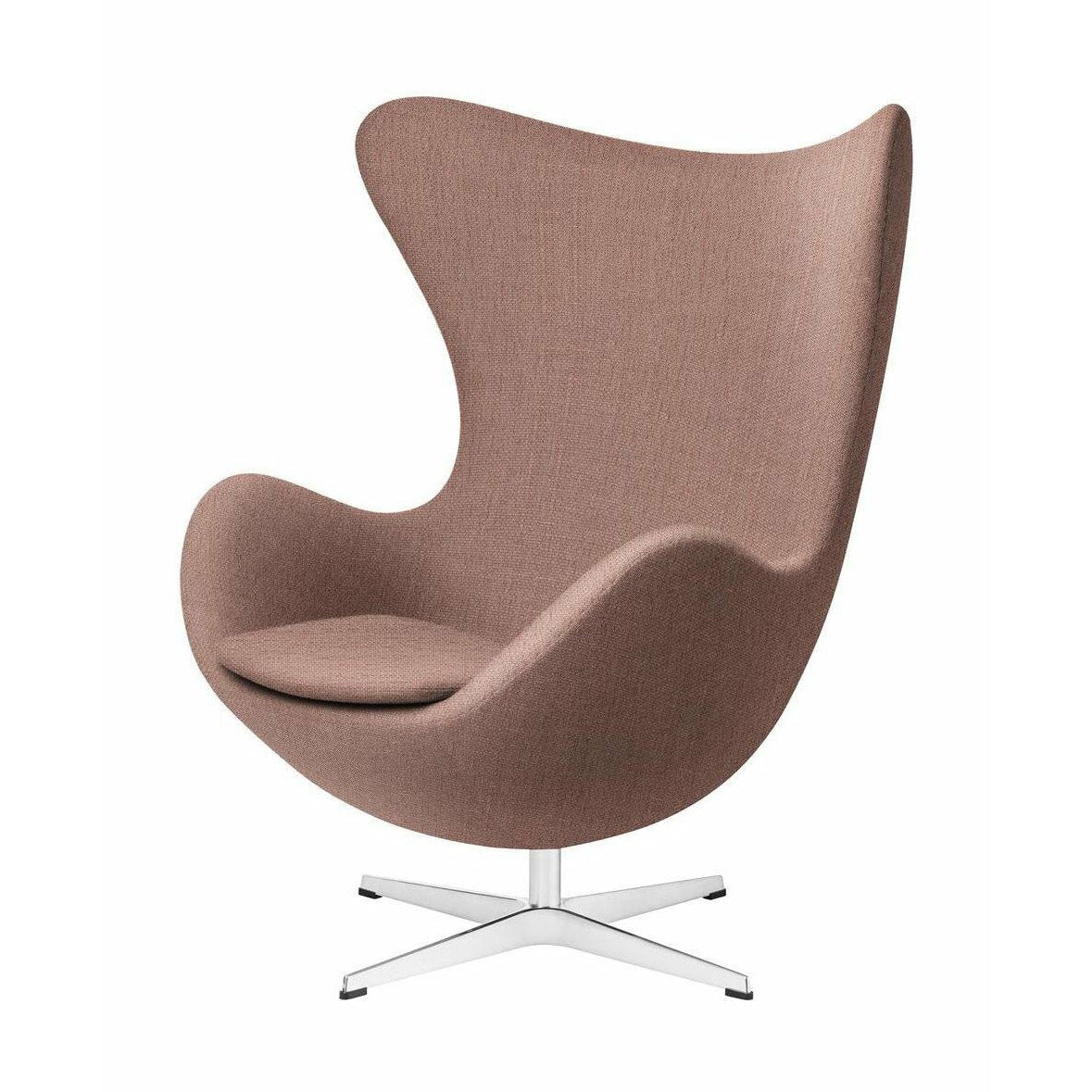 [product_category]-Fritz Hansen The Egg Lounge Chair Fabric, Christianshavn Orange/Red-Fritz Hansen-3316-Alu-Christianshavn-1131-FRI-1