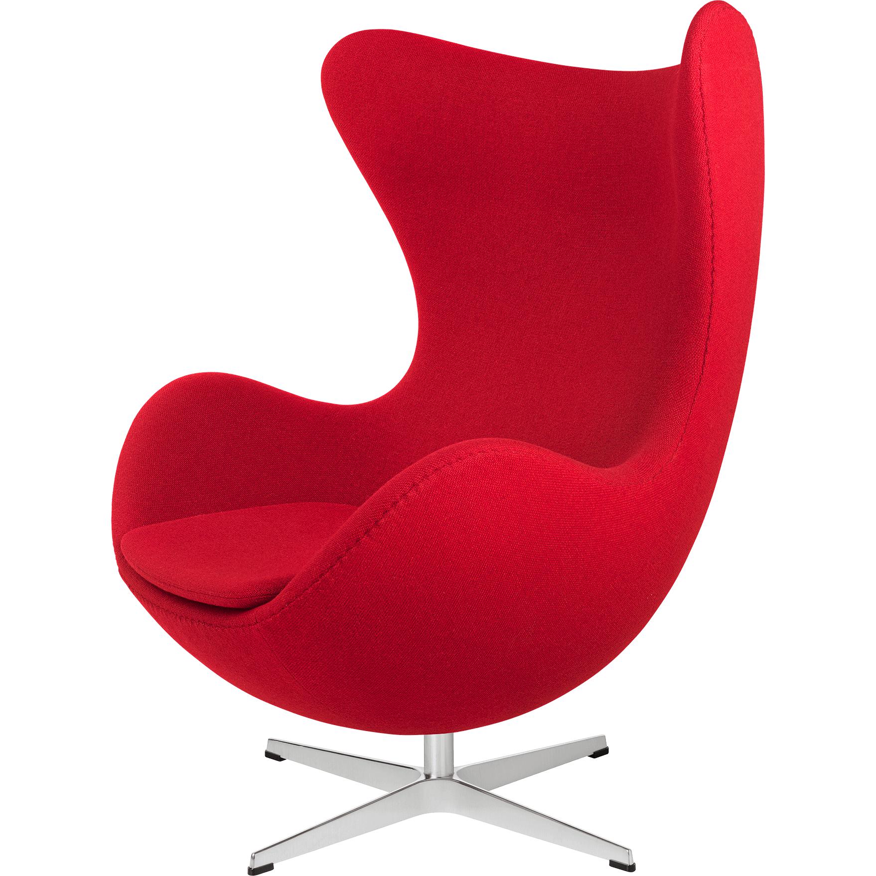 [product_category]-Fritz Hansen The Egg Lounge Chair Fabric, Hallingdal Red-Fritz Hansen-3316-674-FRI-1