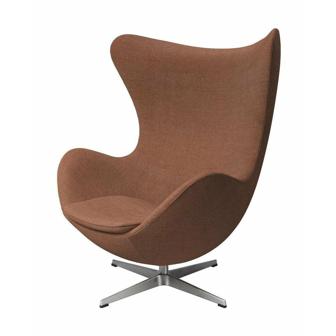 [product_category]-Fritz Hansen The Egg Lounge Chair Fabric, Orange-Fritz Hansen-3316-Alu-Re-Wool-568-FRI-1