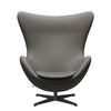 Fritz Hansen The Egg™ Lounge Chair Leather, Black/Essential Lava