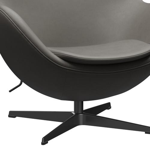 [product_category]-Fritz Hansen The Egg Lounge Chair Leather, Black/Essential Lava-Fritz Hansen-3316-STLAVA-BLLA-FRI-6