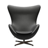 Fritz Hansen The Egg™ Lounge Chair Leather, Brown Bronze/Essential Black