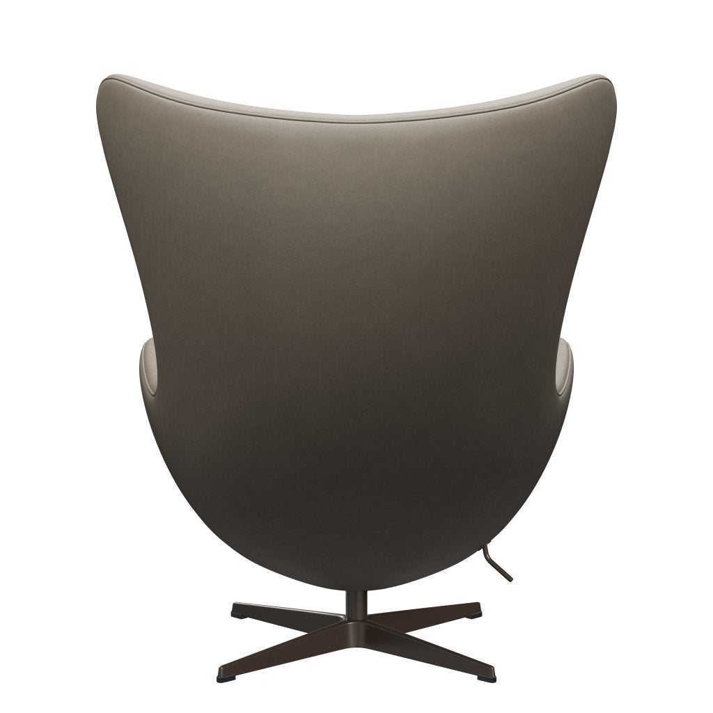 [product_category]-Fritz Hansen The Egg Lounge Chair Leather, Brown Bronze/Essential Light Grey-Fritz Hansen-3316-STLIGR-BBBASE-FRI-4