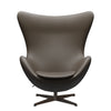 Fritz Hansen The Egg™ Lounge Chair Leather, Brown Bronze/Essential Stone